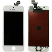 (image for) Replacement White iPhone 5 LCD Screen + Touch Digitizer + Glass Panel